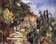 Paul Cezanne red roof houses Germany oil painting artist